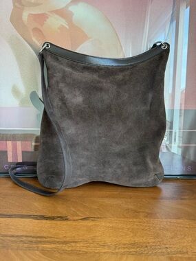 Banana Republic Sample Vintage Suede and calf leather Purse from 2003